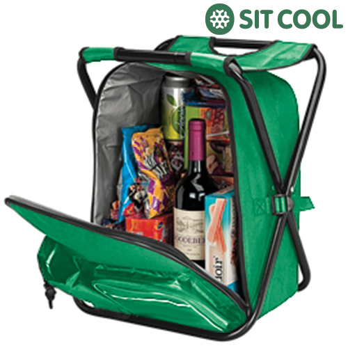 3-në-1 Sit Cool | Karrige e palosshme, qese termike dhe çantë shpine 